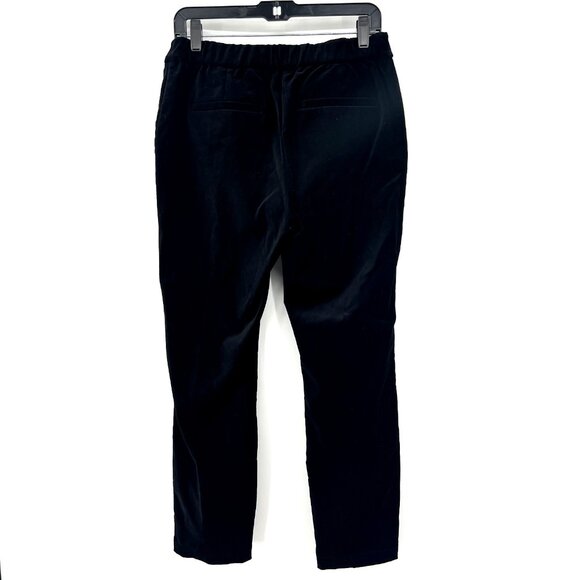 Garnet Hill Velvet Pull On Straight Leg Pants Womens Size 6 - Picture 5 of 7